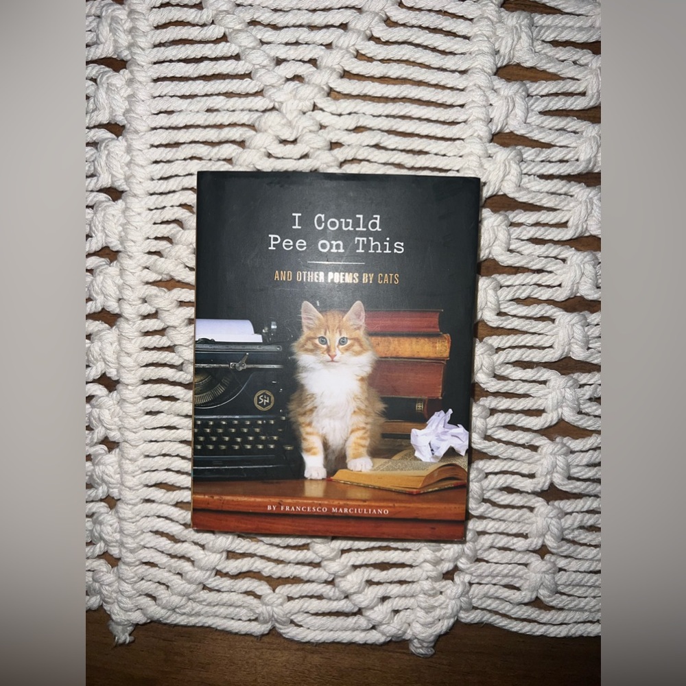 I Could Pee on This Poetry Book by Francesco Marciuliano